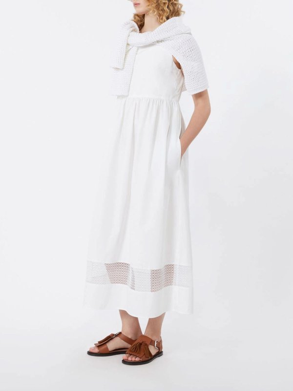 WEEKEND MAX MARA: ニーレングスドレス online - 膝丈ドレス - 白