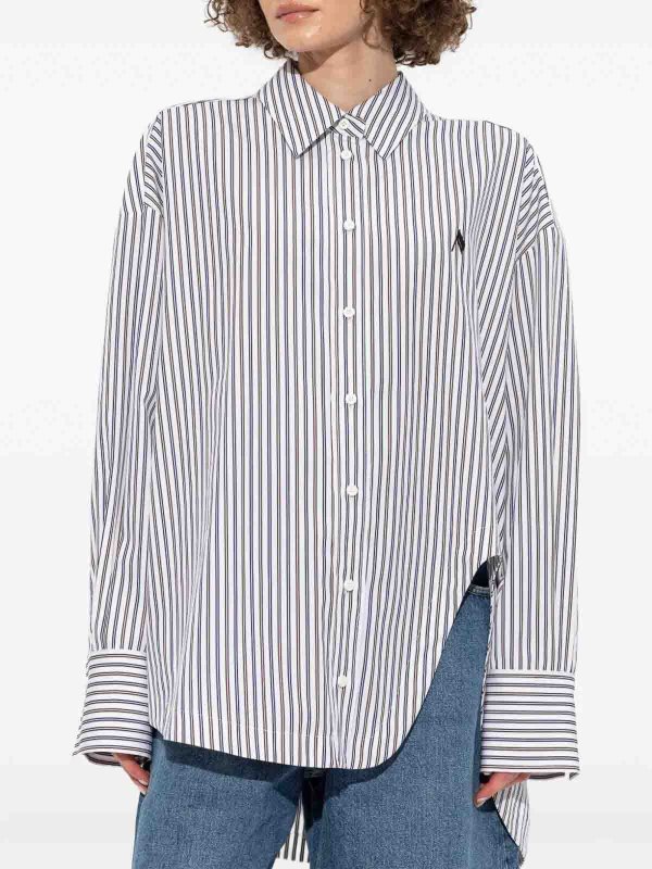 The Best Shops The Attico: camicie - Camicia Righe Multicolor
