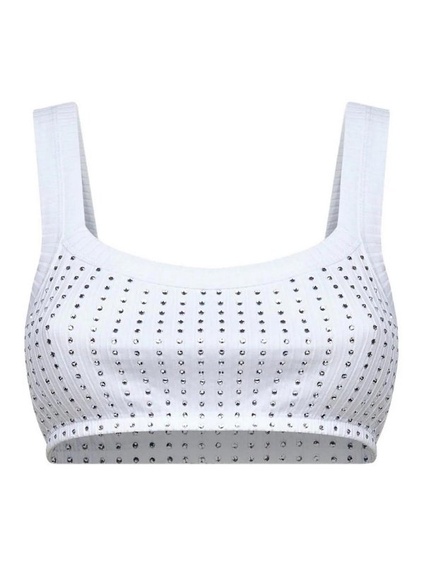 The Attico: Tops und Tank Tops - Top - Weiß