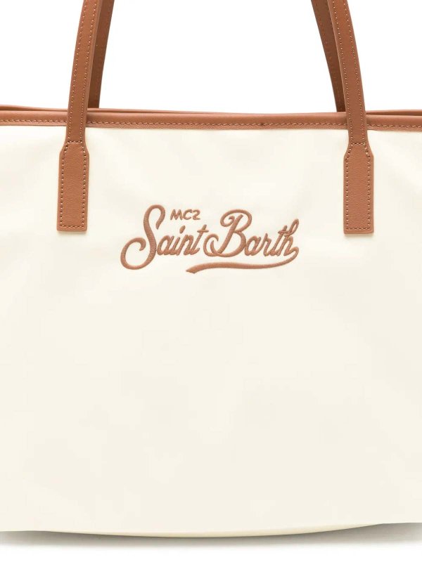 クロスボディバッグ - ベージュ shop online: MC2 SAINT BARTH