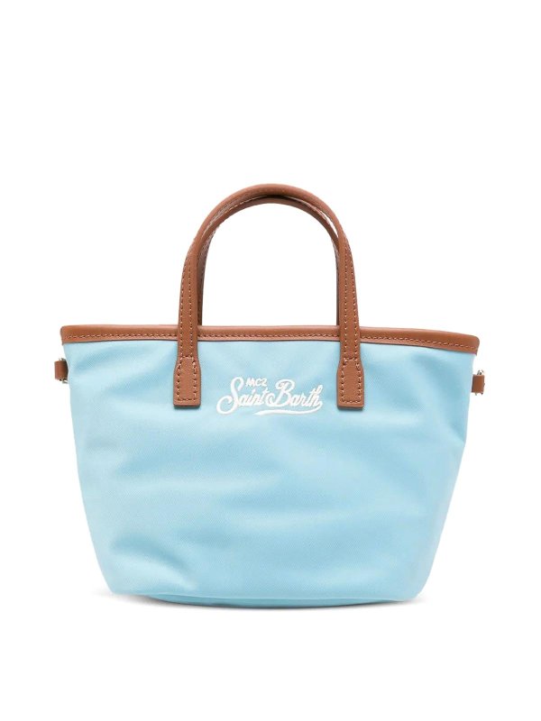 MC2 SAINT BARTH: Handtaschen - Shopper - Hellblau