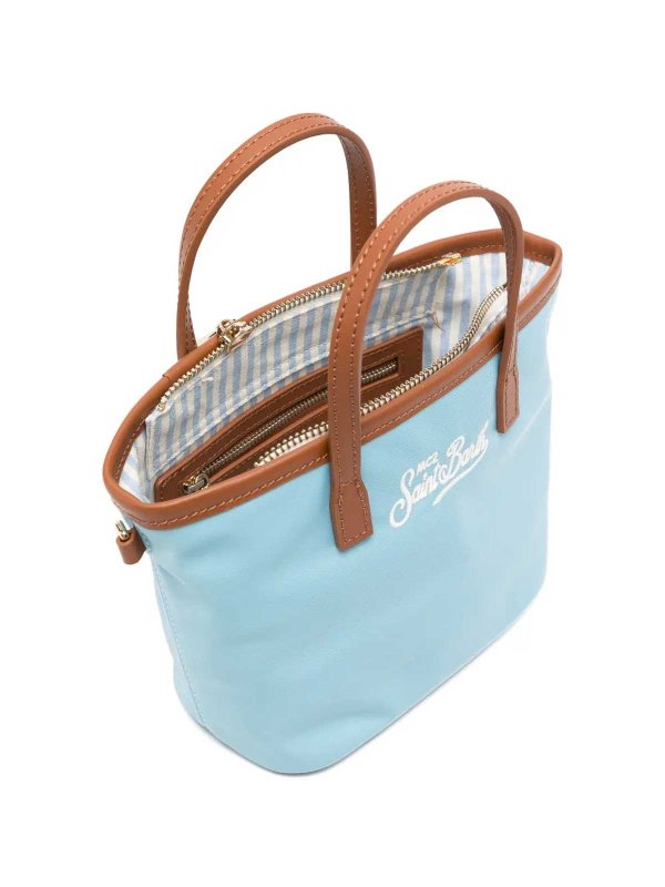 MC2 SAINT BARTH: Handtaschen online - Shopper - Hellblau