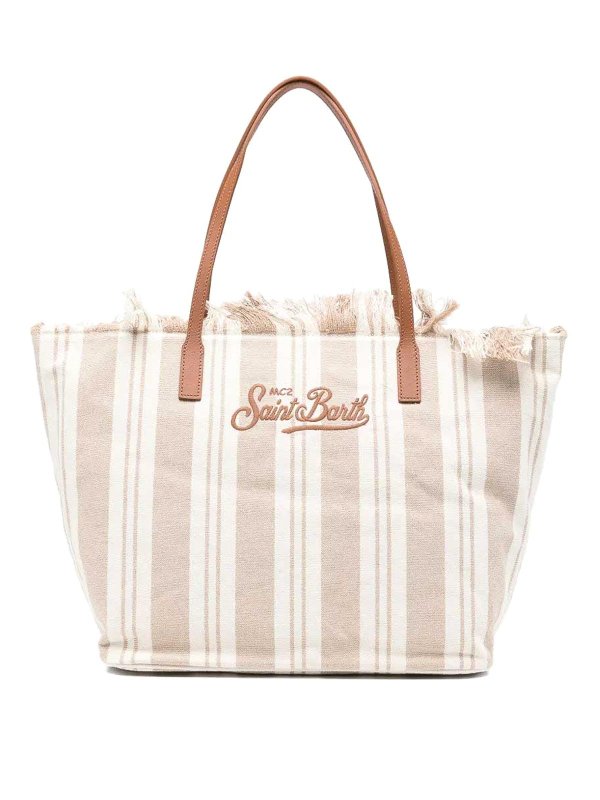 MC2 SAINT BARTH: Handtaschen - Shopper - Beige