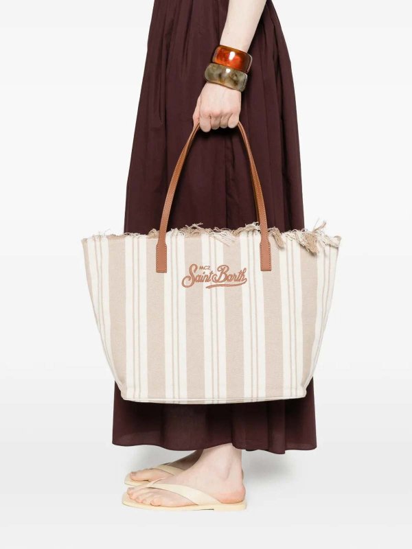 The Best Shops MC2 SAINT BARTH: Handtaschen - Shopper - Beige