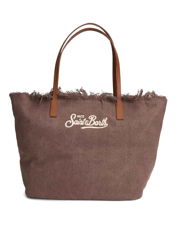 MC2 SAINT BARTH: Handtaschen - Shopper - Braun