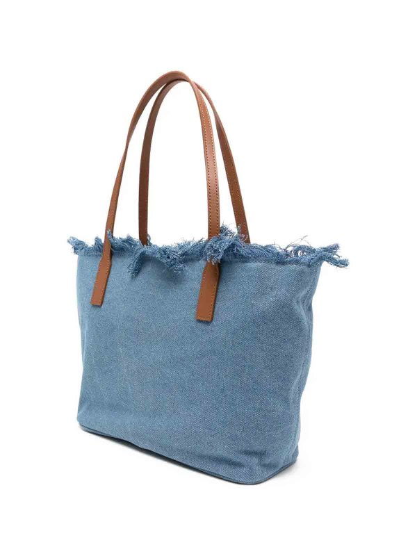 MC2 SAINT BARTH: Handtaschen online - Shopper - Jeansblau