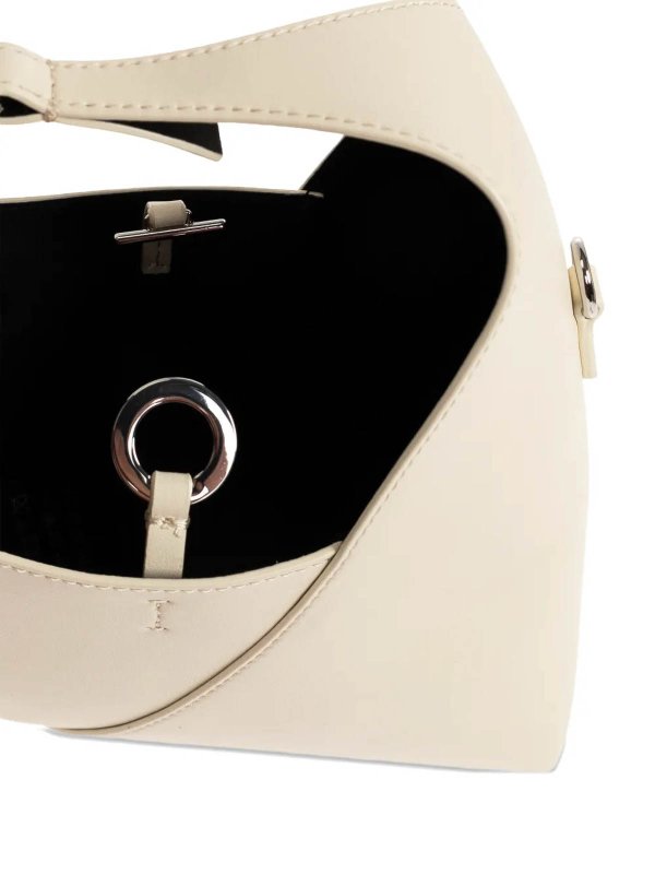 The Best Shops SAMSOE SAMSOE: borse a tracolla - Borsa Sakaia Mini Bone White