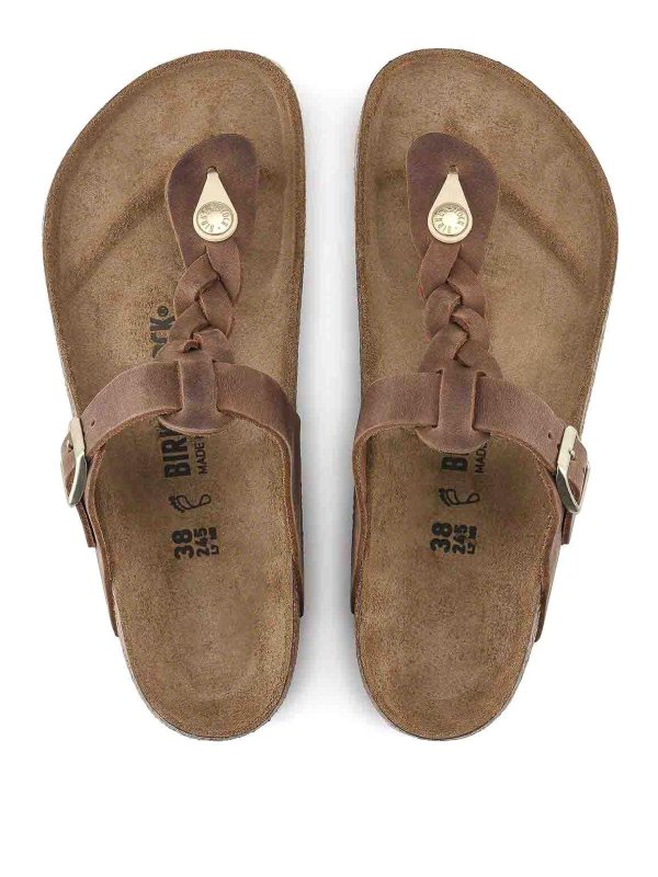 The Best Shops BIRKENSTOCK: サンダル - サンダル - ブラウン