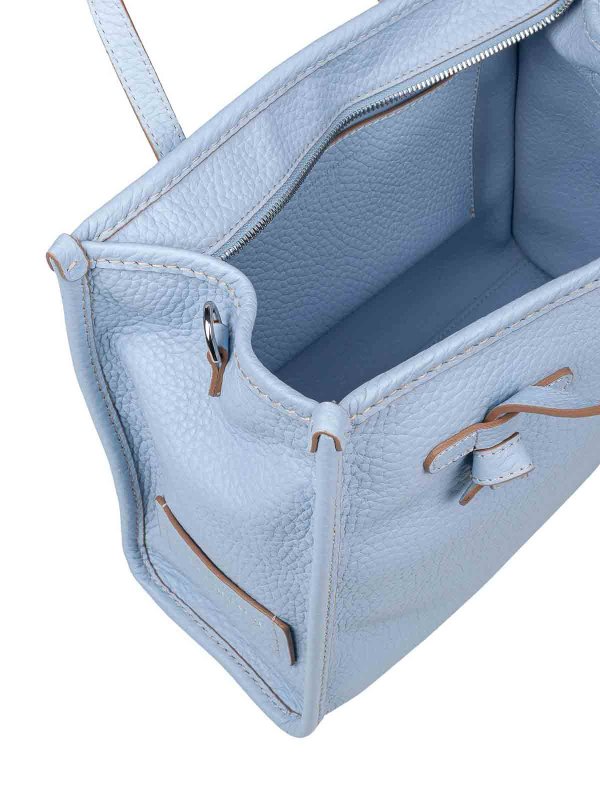 The Best Shops GIANNI CHIARINI: Handtaschen - Shopper - Hellblau