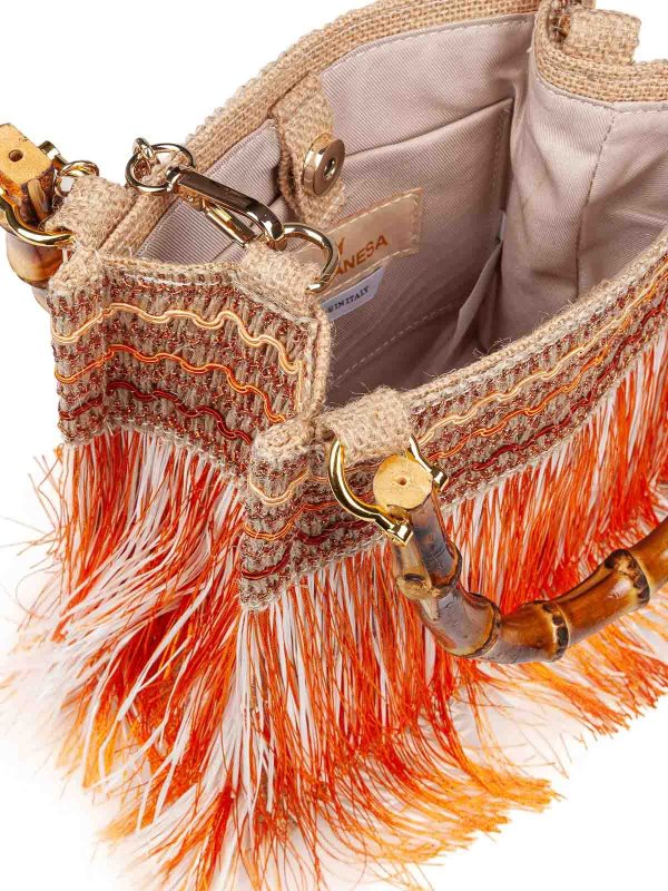 LA MILANESA: Handtaschen online - Shopper - Orange