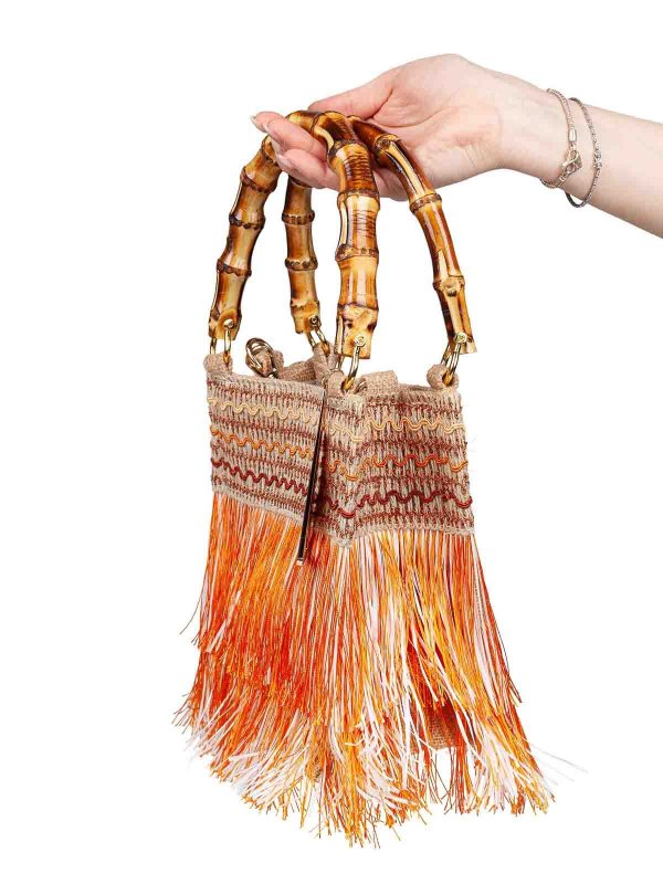 The Best Shops LA MILANESA: Handtaschen - Shopper - Orange