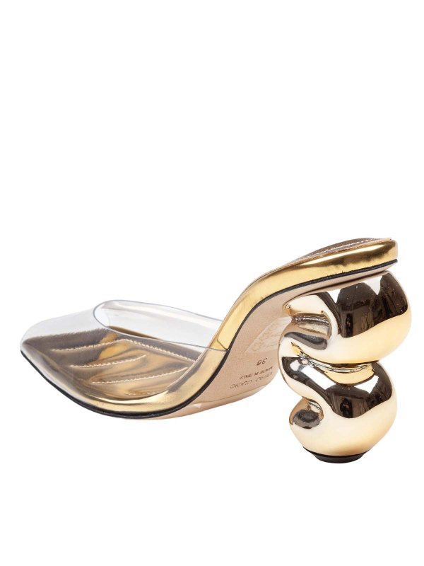 The Best Shops ALESSANDRO PETRUCCI: Mules - Mules - Or