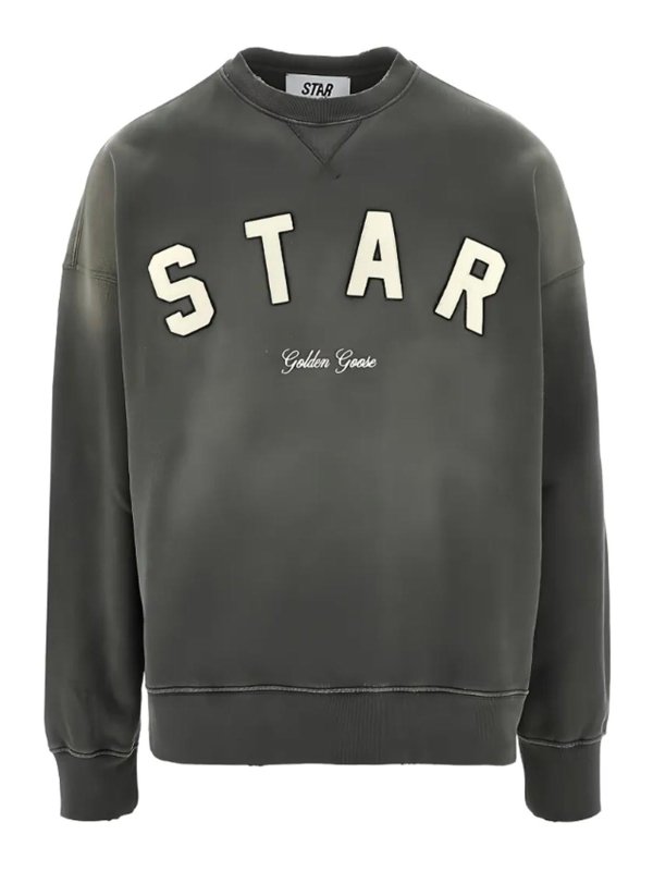 GOLDEN GOOSE: スウェット＆セーター - スウェットシャツ/セーター - 黒