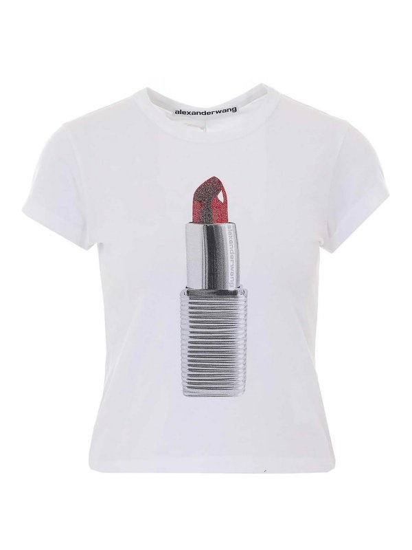 ALEXANDER WANG: Camisetas - Camiseta - Blanco