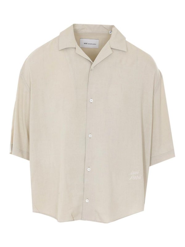 AMI PARIS: Camisas - Camisa - Beis
