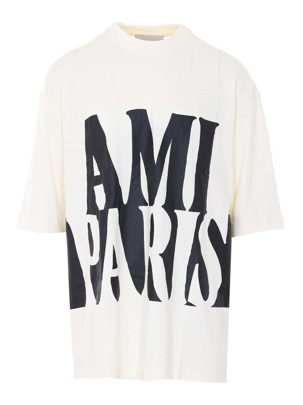 AMI PARIS: Camisetas - Camiseta - Blanco