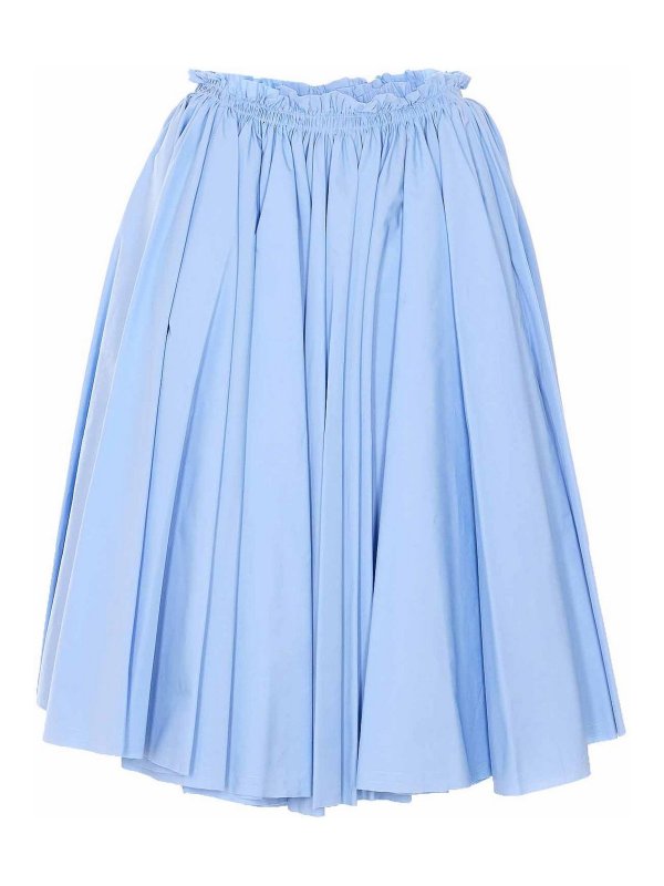 AMI PARIS: Jupes midi et au genou - Jupe Midi - Bleu