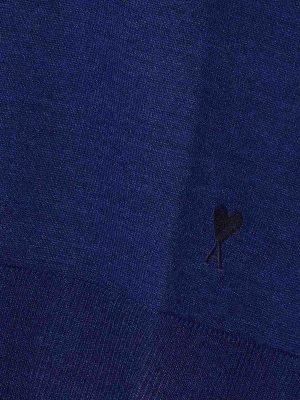 The Best Shops AMI PARIS: Pull col rond - Pull Col Rond - Bleu