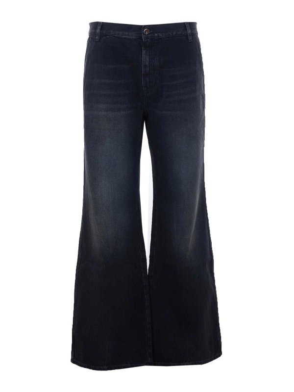 AMIRI: Jeans évasés - Jean Bootcut - Noir