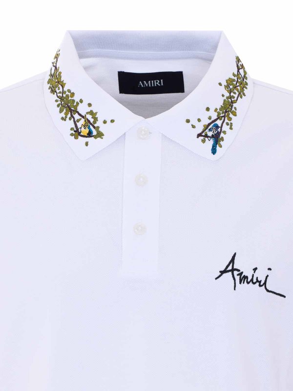 Polo - Blanc shop online: AMIRI