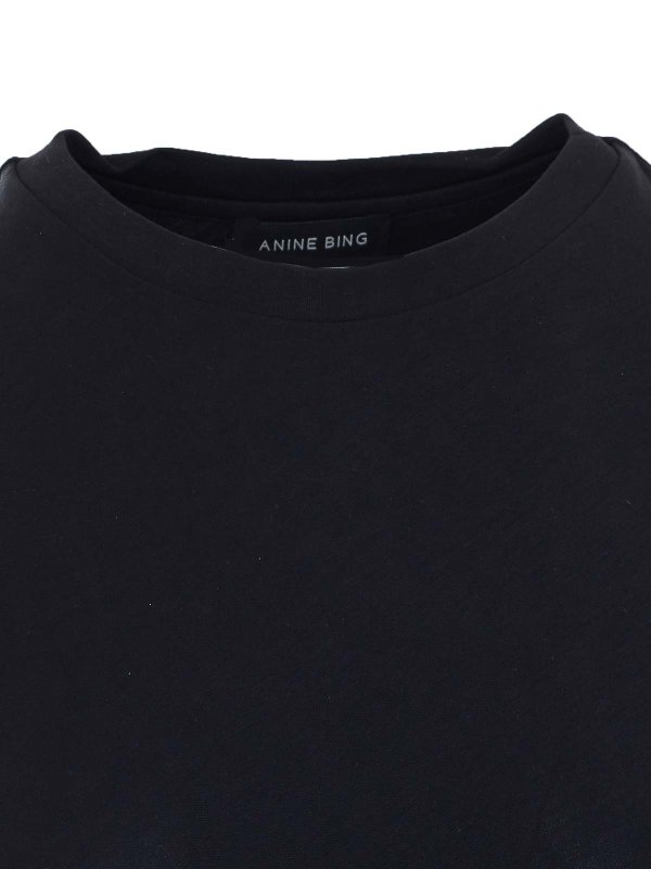 Rundhalspullover - Schwarz shop online: ANINE BING