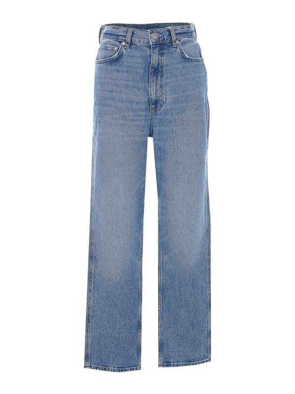 ANINE BING: Straight Leg Jeans - Straight Leg Jeans - Blau