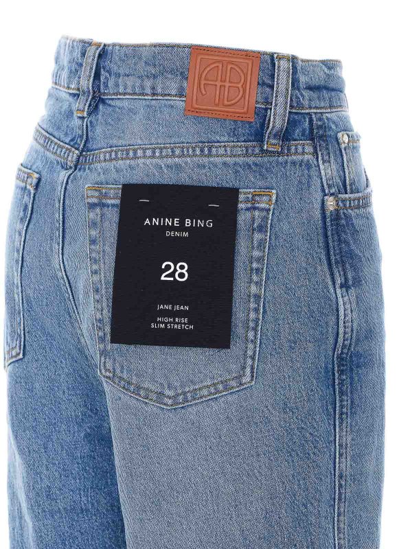 The Best Shops ANINE BING: Straight Leg Jeans - Straight Leg Jeans - Blau