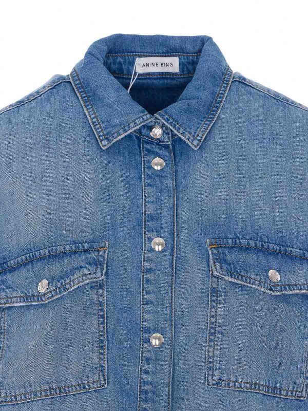 Hemd - Blau shop online: ANINE BING