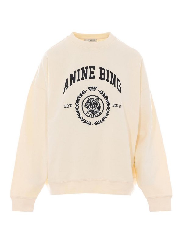 ANINE BING: Sudaderas y suéteres - Sudadera - Amarillo