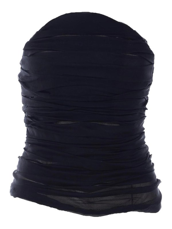 BALENCIAGA: Tops und Tank Tops - Top - Schwarz