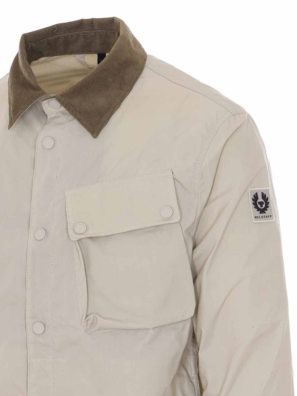 The Best Shops BELSTAFF: casual jackets - Silver Birch Beige Ground Jacket