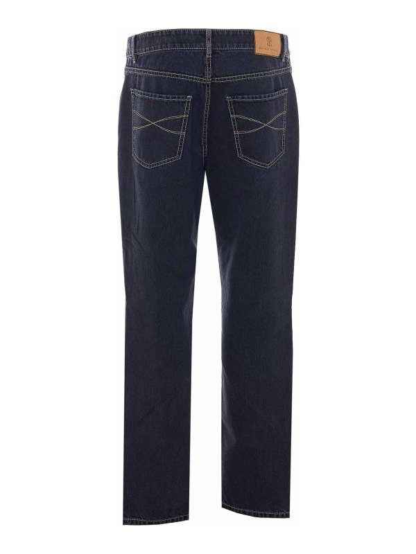 BRUNELLO CUCINELLI: Jeans Rectos online - Vaqueros Rectos - Gris