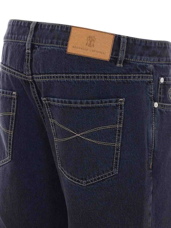 The Best Shops BRUNELLO CUCINELLI: Jeans Rectos - Vaqueros Rectos - Gris