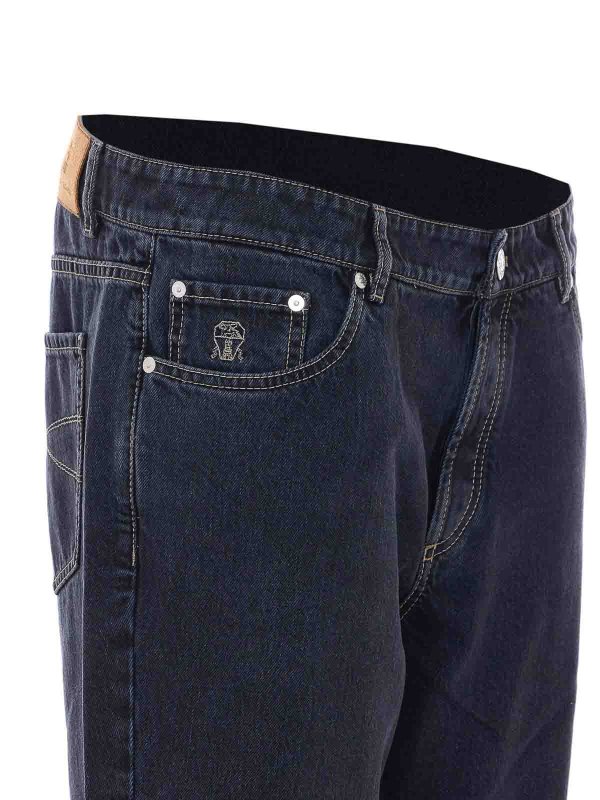 Vaqueros Rectos - Gris shop online: BRUNELLO CUCINELLI