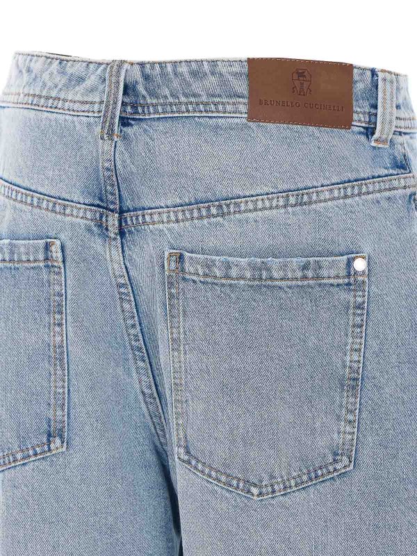 The Best Shops BRUNELLO CUCINELLI: Straight Leg Jeans - Straight Leg Jeans - Blau
