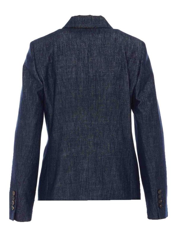 BRUNELLO CUCINELLI: Jeansjacken online - Jeansjacke - Blau