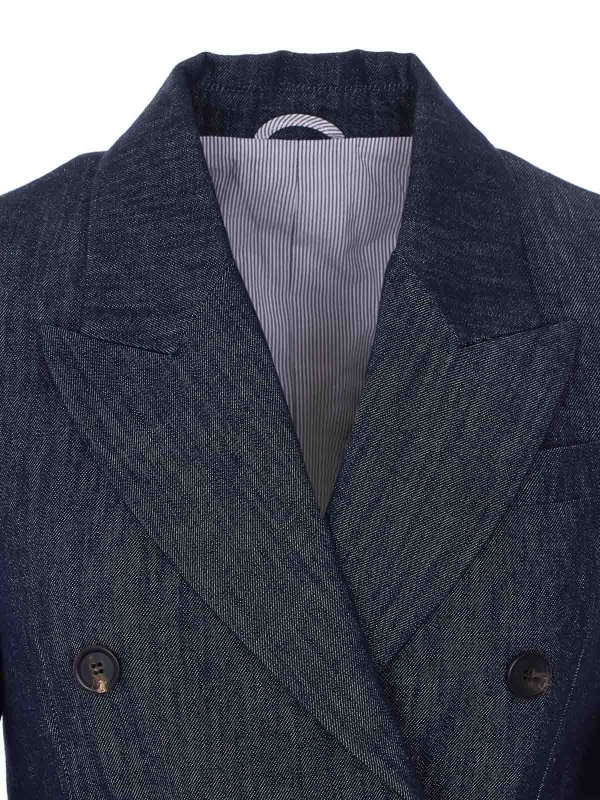 Jeansjacke - Blau shop online: BRUNELLO CUCINELLI