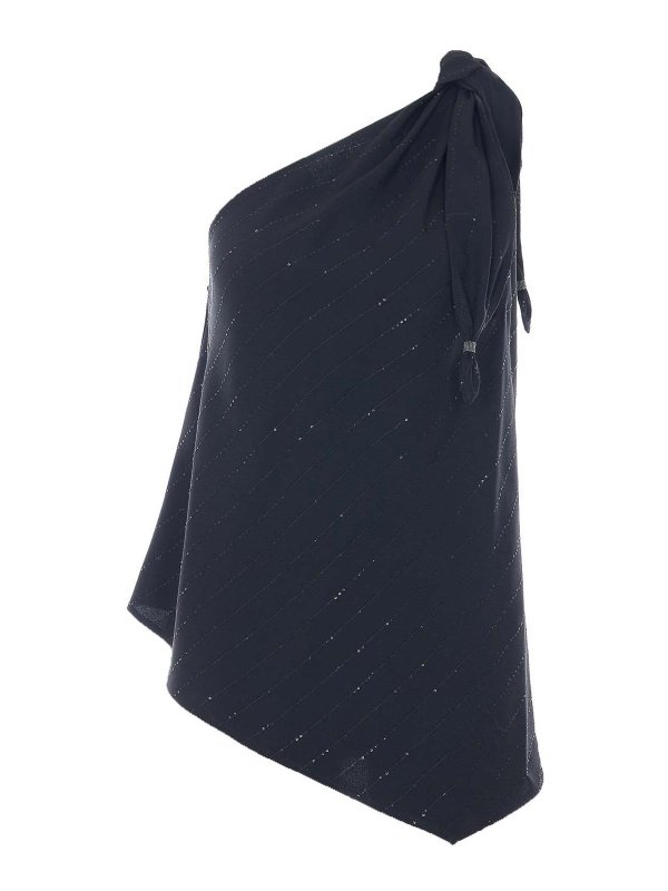 BRUNELLO CUCINELLI: Tops und Tank Tops - Top - Schwarz
