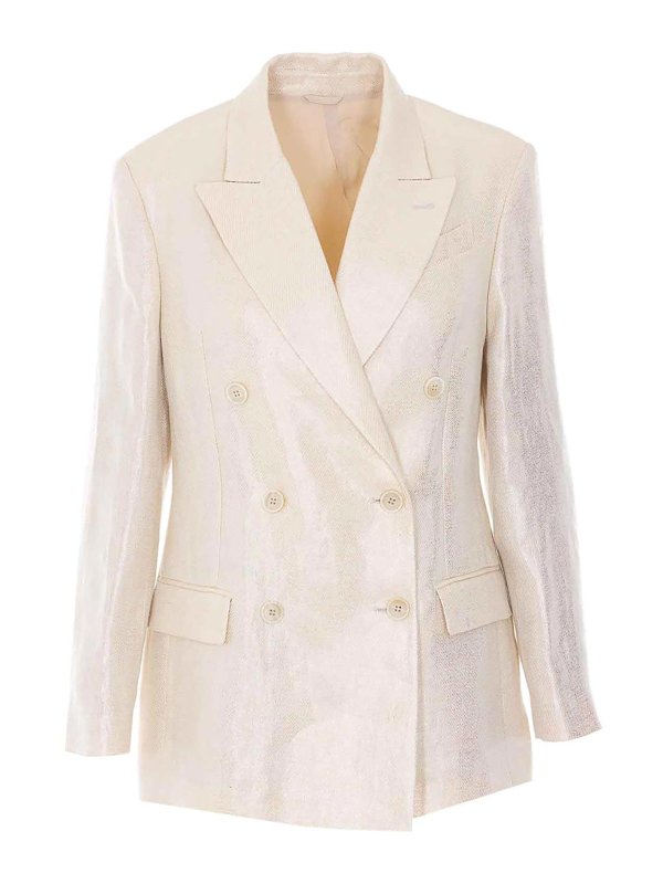 BRUNELLO CUCINELLI: blazers - Double Breasted Jacket