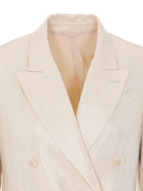 Double Breasted Jacket shop online: BRUNELLO CUCINELLI