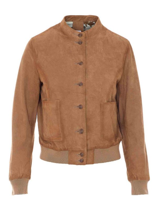 Bully: leather jacket - Suede Jacket