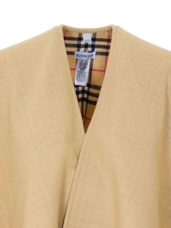 Check Reversible Cape shop online: BURBERRY