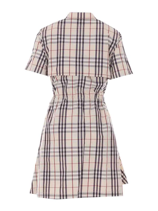 BURBERRY: Kurze Kleider online - Kurzes Kleid - Beige