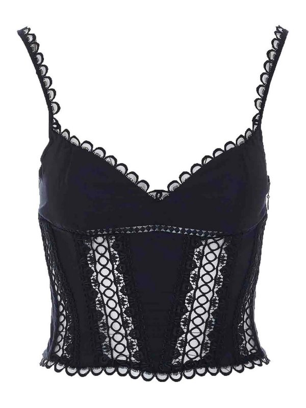 CHARO RUIZ: Tops und Tank Tops - Top - Schwarz