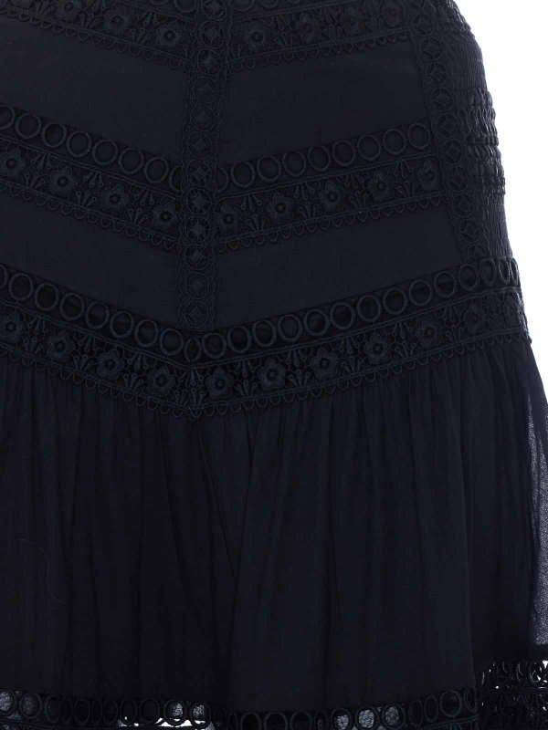 Langer Rock - Schwarz shop online: CHARO RUIZ