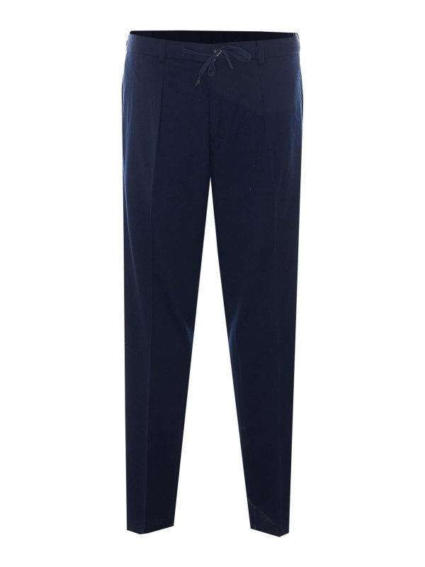 CIRCOLO 1901: casual trousers - Blue Pants