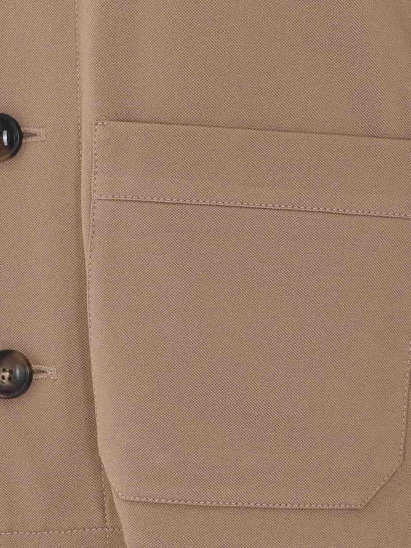 The Best Shops CIRCOLO 1901: blazers - Beige Single Breasted Button Closure