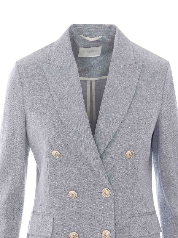 Light Blue Blazer shop online: CIRCOLO 1901