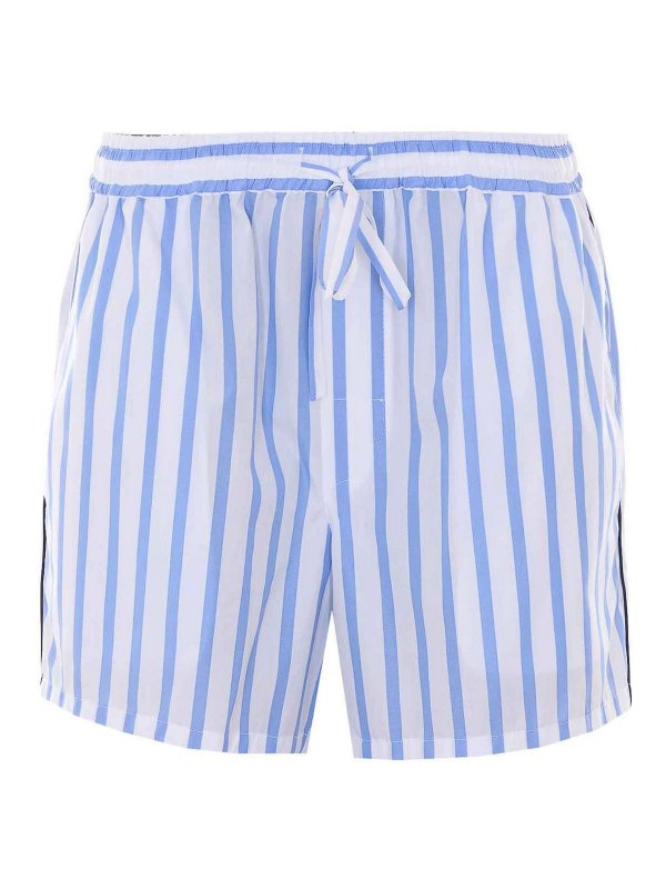 DOLCE & GABBANA: Hosen Shorts - Shorts - Blau