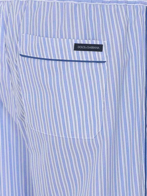 The Best Shops DOLCE & GABBANA: pantaloni casual - Pantaloni Blu E Bianchi